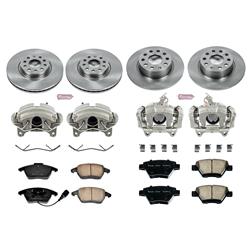 PowerStop Z17 Evolution Plus Stock Replacement Brake Kits with Calipers KCOE5801