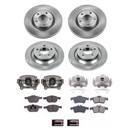 PowerStop Z17 Evolution Plus Stock Replacement Brake Kits with Calipers for 2008-2010 5 - KCOE5804