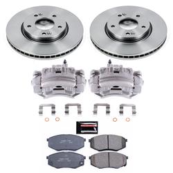 PowerStop Z17 Evolution Plus Stock Replacement Brake Kits with Calipers for 2011 SPORTAGE, 2010-2011 TUCSON - KCOE5806