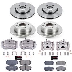 PowerStop Z17 Evolution Plus Stock Replacement Brake Kits with Calipers for 2011 SPORTAGE, 2010-2011 TUCSON - KCOE5807