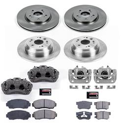 PowerStop Z17 Evolution Plus Stock Replacement Brake Kits with Calipers for 2010-2011 ACCORD CROSSTOUR, 2012 CROSSTOUR - KCOE5815