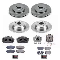 PowerStop Z17 Evolution Plus Stock Replacement Brake Kits with Calipers for 2011 ACCORD CROSSTOUR, 2012-2015 CROSSTOUR - KCOE5816