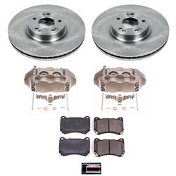 PowerStop Z17 Evolution Plus Stock Replacement Brake Kits with Calipers for 2009-2014 GENESIS - KCOE5843