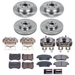 PowerStop Z17 Evolution Plus Stock Replacement Brake Kits with Calipers for 2010-2014 GENESIS - KCOE5845