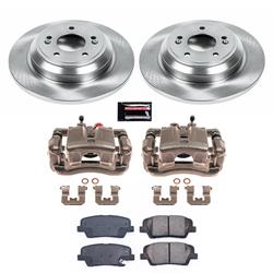 PowerStop Z17 Evolution Plus Stock Replacement Brake Kits with Calipers for 2009 GENESIS - KCOE5847
