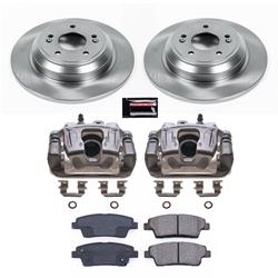 PowerStop Z17 Evolution Plus Stock Replacement Brake Kits with Calipers for 2017-2020 G80, 2010-2016 GENESIS, 2016-2017 K900 - KCOE5848