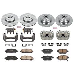 PowerStop Z17 Evolution Plus Stock Replacement Brake Kits with Calipers for 2009-2014 TL - KCOE5856