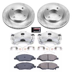 PowerStop Z17 Evolution Plus Stock Replacement Brake Kits with Calipers for 2009-2011 VERSA - KCOE5862