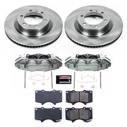 PowerStop Z17 Evolution Plus Stock Replacement Brake Kits with Calipers for 2015-2024 4RUNNER, 2016-2023 GX460 - KCOE5873A