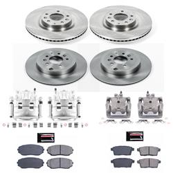 PowerStop Z17 Evolution Plus Stock Replacement Brake Kits with Calipers for 2011-2015 CX-9 - KCOE5879A
