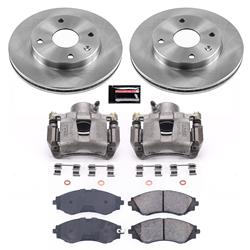 PowerStop Z17 Evolution Plus Stock Replacement Brake Kits with Calipers for 2004-2008 FORENZA, 2005-2008 RENO - KCOE5894