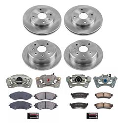 PowerStop Z17 Evolution Plus Stock Replacement Brake Kits with Calipers for 2007-2008 FORENZA, RENO - KCOE5896