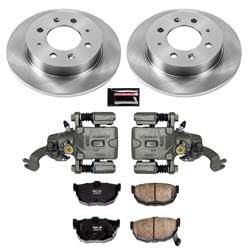 PowerStop Z17 Evolution Plus Stock Replacement Brake Kits with Calipers for 2004-2009 SPECTRA, 2005-2009 SPECTRA5 - KCOE5905