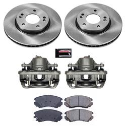 PowerStop Z17 Evolution Plus Stock Replacement Brake Kits with Calipers for 2010-2011 SOUL - KCOE5913