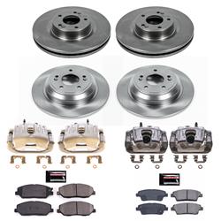 PowerStop Z17 Evolution Plus Stock Replacement Brake Kits with Calipers for 2010-2011 GENESIS - KCOE5923