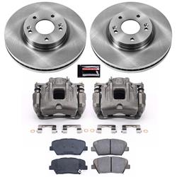 PowerStop Z17 Evolution Plus Stock Replacement Brake Kits with Calipers for 2010-2012 SANTA FE, 2011-2013 SORENTO - KCOE5926