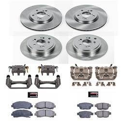 PowerStop Z17 Evolution Plus Stock Replacement Brake Kits with Calipers for 2012-2014 RIDGELINE - KCOE5940