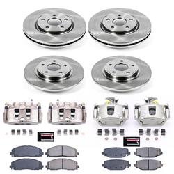 PowerStop Z17 Evolution Plus Stock Replacement Brake Kits with Calipers KCOE5960