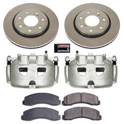 PowerStop Z17 Evolution Plus Stock Replacement Brake Kits with Calipers for 2010-2011 F-150 - KCOE5972