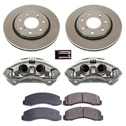 PowerStop Z17 Evolution Plus Stock Replacement Brake Kits with Calipers for 2012-2014 F-150 - KCOE5972A