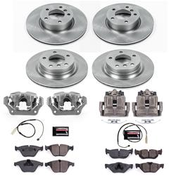 PowerStop Z17 Evolution Plus Stock Replacement Brake Kits with Calipers for 2011-2013 328I - KCOE6072