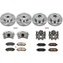 PowerStop Z17 Evolution Plus Stock Replacement Brake Kits with Calipers for 2009-2014 MAXIMA - KCOE6075