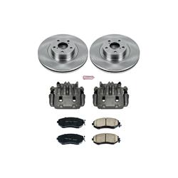 PowerStop Z17 Evolution Plus Stock Replacement Brake Kits with Calipers for 2017-2020 86, 2013-2020 BRZ, 2013-2016 FR-S - KCOE6082A
