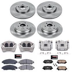 Power Stop Z17 Evolution Plus Stock Replacement Brake Kits with Calipers KCOE6084