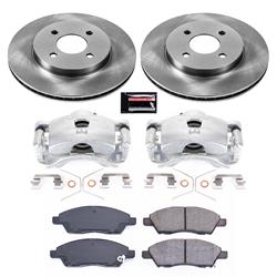 PowerStop Z17 Evolution Plus Stock Replacement Brake Kits with Calipers for 2012 VERSA - KCOE6096A