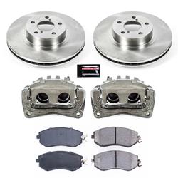 PowerStop Z17 Evolution Plus Stock Replacement Brake Kits with Calipers for 2011-2016 IMPREZA - KCOE6111