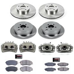 PowerStop Z17 Evolution Plus Stock Replacement Brake Kits with Calipers for 2011 IMPREZA - KCOE6112