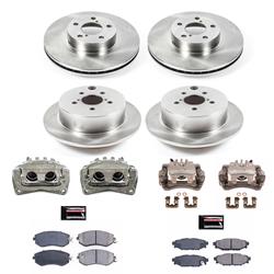 PowerStop Z17 Evolution Plus Stock Replacement Brake Kits with Calipers for 2012-2016 IMPREZA - KCOE6113