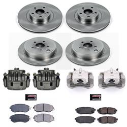 PowerStop Z17 Evolution Plus Stock Replacement Brake Kits with Calipers for 2017-2020 86, 2013-2020 BRZ, 2013-2016 FR-S - KCOE6164
