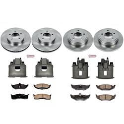 PowerStop Z17 Evolution Plus Stock Replacement Brake Kits with Calipers for 1998-2004 CONCORDE, INTREPID - KCOE6177