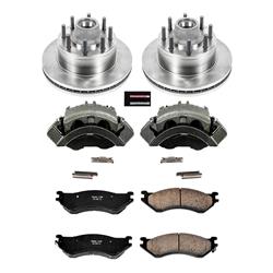 PowerStop Z17 Evolution Plus Stock Replacement Brake Kits with Calipers for 2000-2004 F-150 - KCOE6247