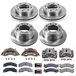 PowerStop Z17 Evolution Plus Stock Replacement Brake Kits with Calipers KCOE6274