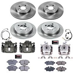 PowerStop Z17 Evolution Plus Stock Replacement Brake Kits with Calipers for 2007-2010 COOPER - KCOE6301
