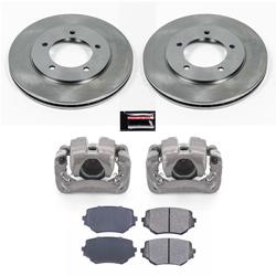 PowerStop Z17 Evolution Plus Stock Replacement Brake Kits with Calipers for 1999 GRAND VITARA - KCOE6308