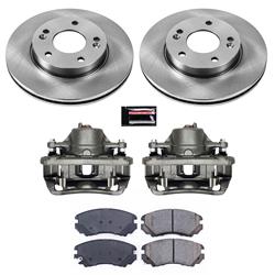 PowerStop Z17 Evolution Plus Stock Replacement Brake Kits with Calipers for 2010-2011 SOUL - KCOE6309