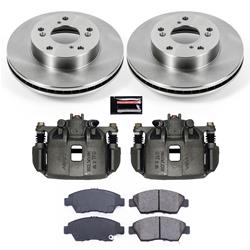 PowerStop Z17 Evolution Plus Stock Replacement Brake Kits with Calipers for 2012-2015 CIVIC, 2013-2014 ILX - KCOE6317
