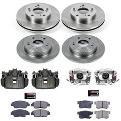 PowerStop Z17 Evolution Plus Stock Replacement Brake Kits with Calipers for 2013-2014 ILX - KCOE6318