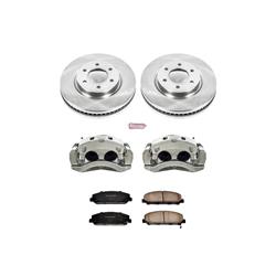 PowerStop Z17 Evolution Plus Stock Replacement Brake Kits with Calipers for 2017-2024 ARMADA, 2011-2013 QX56, 2014-2019 QX80 - KCOE6321