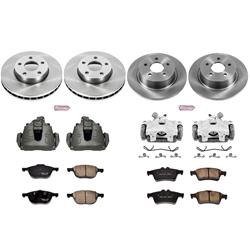 PowerStop Z17 Evolution Plus Stock Replacement Brake Kits with Calipers for 2013-2018 C-MAX - KCOE6397