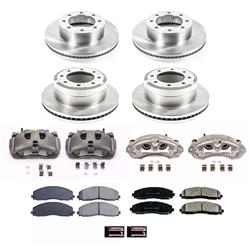 PowerStop Z17 Evolution Plus Stock Replacement Brake Kits with Calipers for 2012-2022 F-250 SUPER DUTY, 2013-2022 F-350 SUPER DUTY - KCOE6405