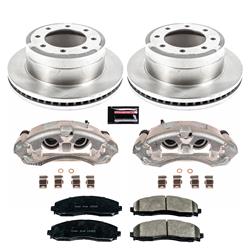 PowerStop Z17 Evolution Plus Stock Replacement Brake Kits with Calipers for 2012-2022 F-250 SUPER DUTY, 2013-2022 F-350 SUPER DUTY - KCOE6407A
