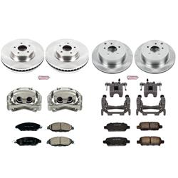 PowerStop Z17 Evolution Plus Stock Replacement Brake Kits with Calipers KCOE6497