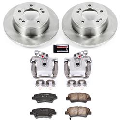 PowerStop Z17 Evolution Plus Stock Replacement Brake Kits with Calipers for 2011-2016 ELANTRA, 2013-2014 ELANTRA COUPE - KCOE6501