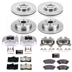 PowerStop Z17 Evolution Plus Stock Replacement Brake Kits with Calipers KCOE6513