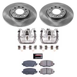 PowerStop Z17 Evolution Plus Stock Replacement Brake Kits with Calipers for 2015-2017 200, 2014-2020 CHEROKEE - KCOE6543