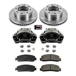 PowerStop Z17 Evolution Plus Stock Replacement Brake Kits with Calipers for 2012 F-250 SUPER DUTY, F-350 SUPER DUTY - KCOE6545